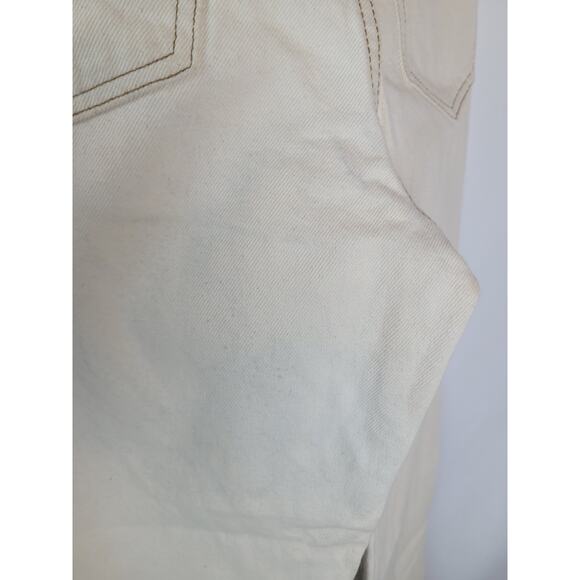 We The Free Straight Leg Jeans with Cream and Pink Accents - Picture 8 of 10